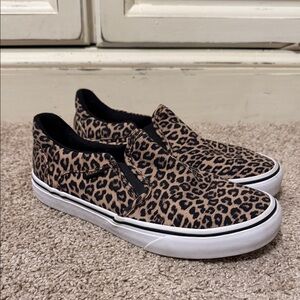 Vans Deluxe Comfort Animal Print Slip Ons
